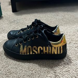 Moschino Shoes EUR 35 Color Black and Gold